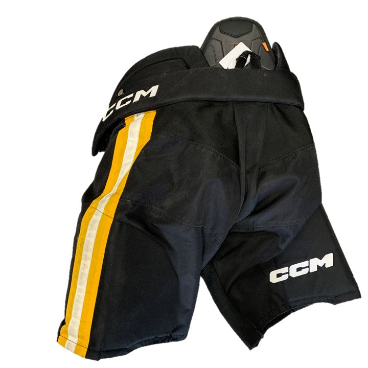 CCM HPTK - Pantalon de hockey OHL Pro Stock d'occasion (noir/jaune)